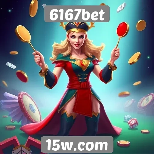 6167bet oferece uma variedade de jogos de cassino