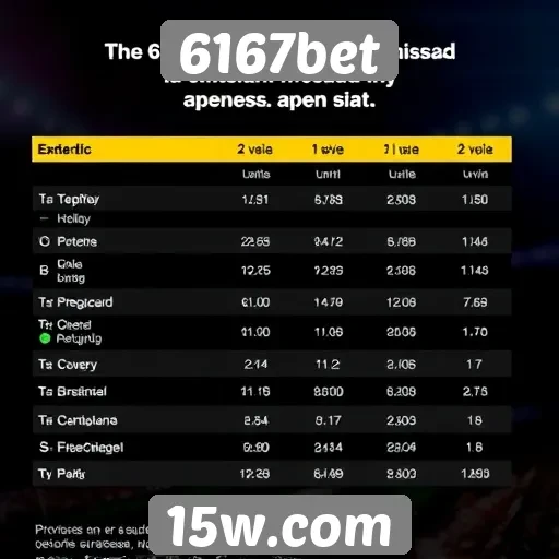 Comissões e taxas de 6167bet em comparação com concorrentes