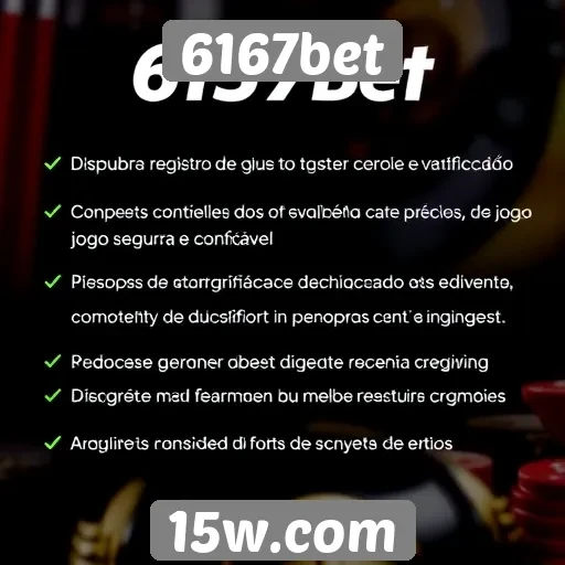 Requisitos de registro e verificação na 6167bet