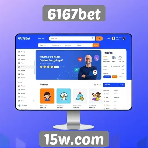 Facilidade de uso da interface do 6167bet