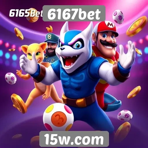 A variedade de jogos disponíveis em 6167bet